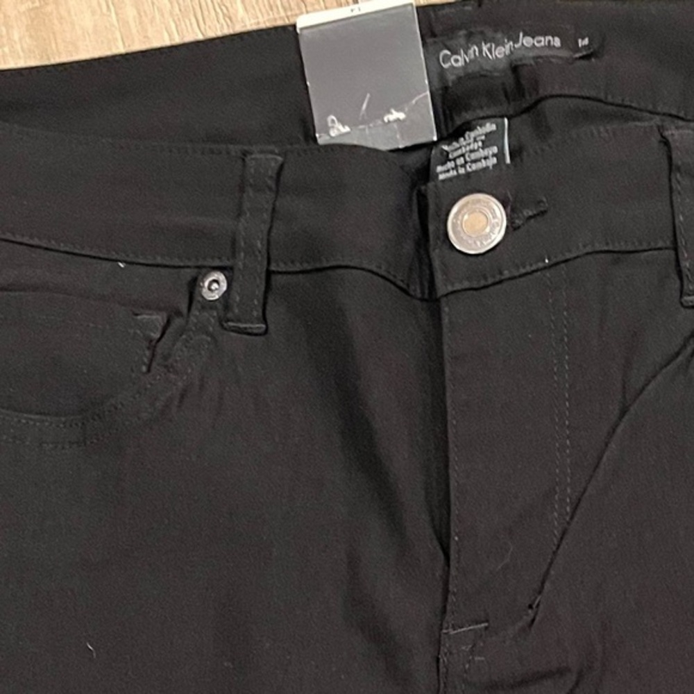 NWTCalvin Klein Black Stretch Pants 14 - Picture 12 of 12